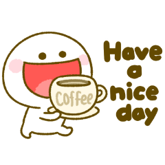 [LINEスタンプ] シンプルな英語でお返事するちびマロ‼︎