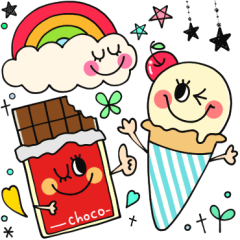 [LINEスタンプ] 大人かわいい♥ビビッドスタンプ6