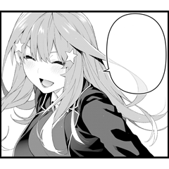 [LINEスタンプ] 【マンガスタンプ】五等分の花嫁