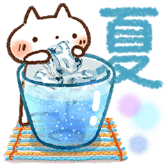[LINEスタンプ] 夏・天気✨やさしいスタンプ