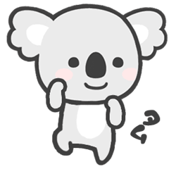 [LINEスタンプ] 動く☆コアラさん（敬語）