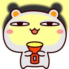 [LINEスタンプ] しろくまねこ【毎日使える敬語】