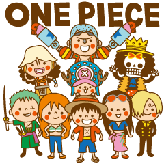 [LINEスタンプ] ONE PIECE ✖ toodle doodle コラボスタンプ