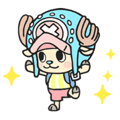 [LINEスタンプ] 動く！ONE PIECE（チョッパー編）