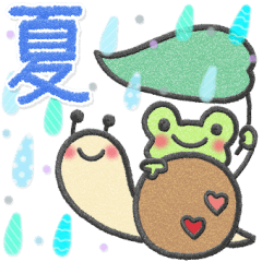 [LINEスタンプ] やさしく使える日常スタンプ【夏ver.2】✿