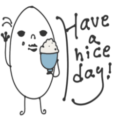 [LINEスタンプ] ナイスなライス☆毎日使える